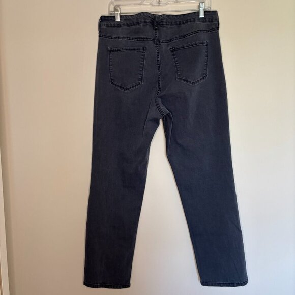 BANDOLINO Straight Jeans Womens 16W Blue Plus 5 Pocket Stretch - Picture 3 of 6
